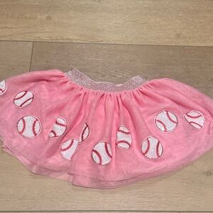 Angel Dear Pink Baseball Skirt